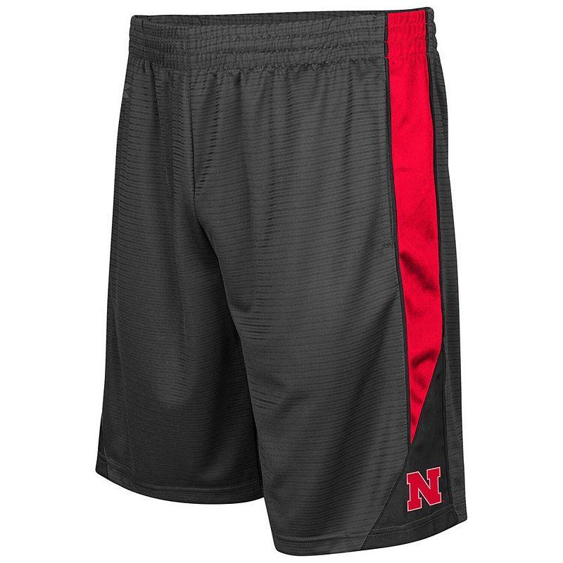 Mens Colosseum Charcoal Nebraska Huskers Turnover Shorts Product Image