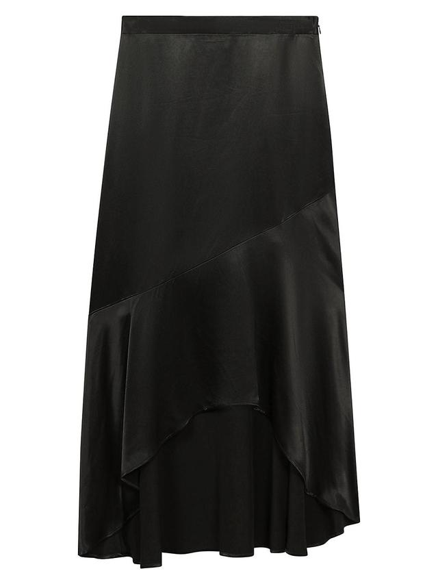 Womens Inga Satin Bias-Cut Maxi Skirt Product Image