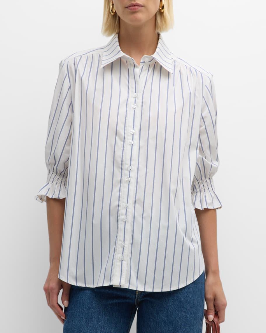 Sirena Striped Cotton Shirt Product Image