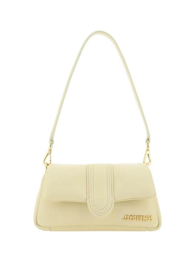 JACQUEMUS Le Petit Bambimou Leather Shoulder Bag In Neutrals Product Image