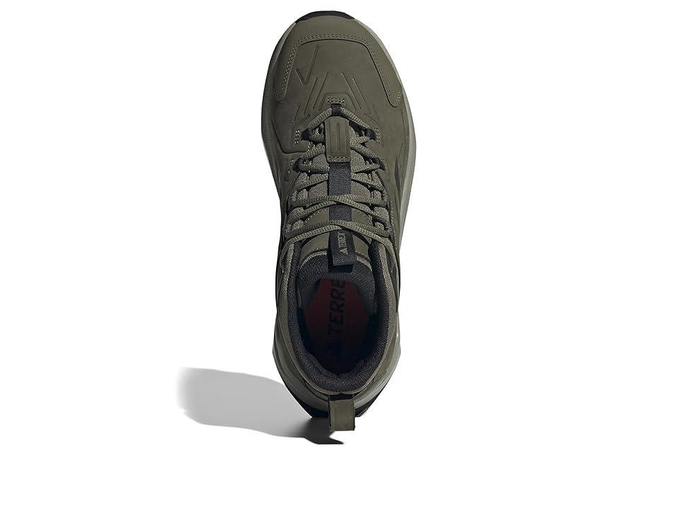 adidas Outdoor Terrex Trailmaker 2 Leather Hiking Shoes Strata/Olive Strata/Silver Pebble) Men's Shoes Product Image