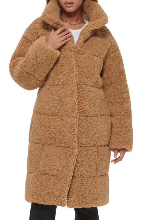 levis Quilted Fleece Long Teddy Coat Product Image