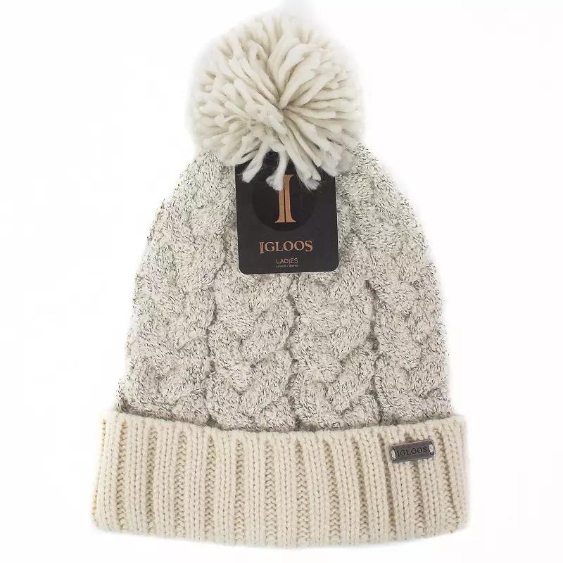 Womens Igloos Boucle Beanie Winter Hat, Grey product image