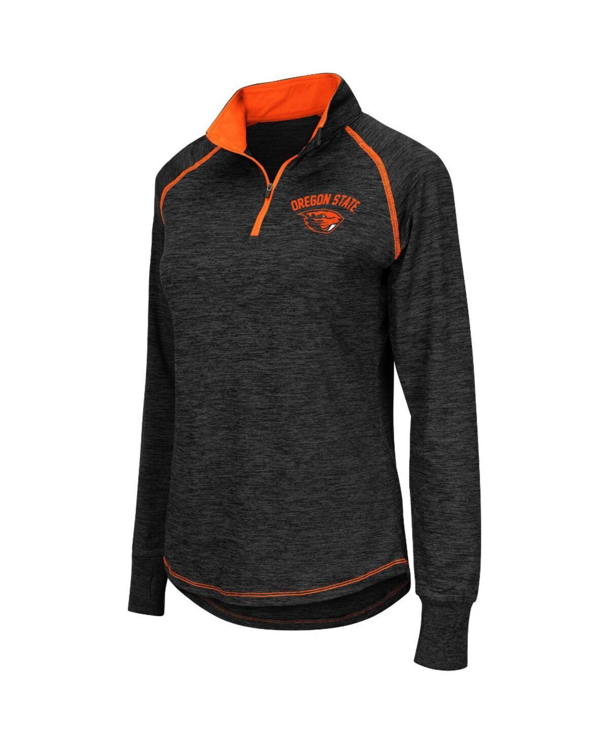 Womens Colosseum Oregon State Beavers Bikram Raglan Quarter-Zip Top Product Image