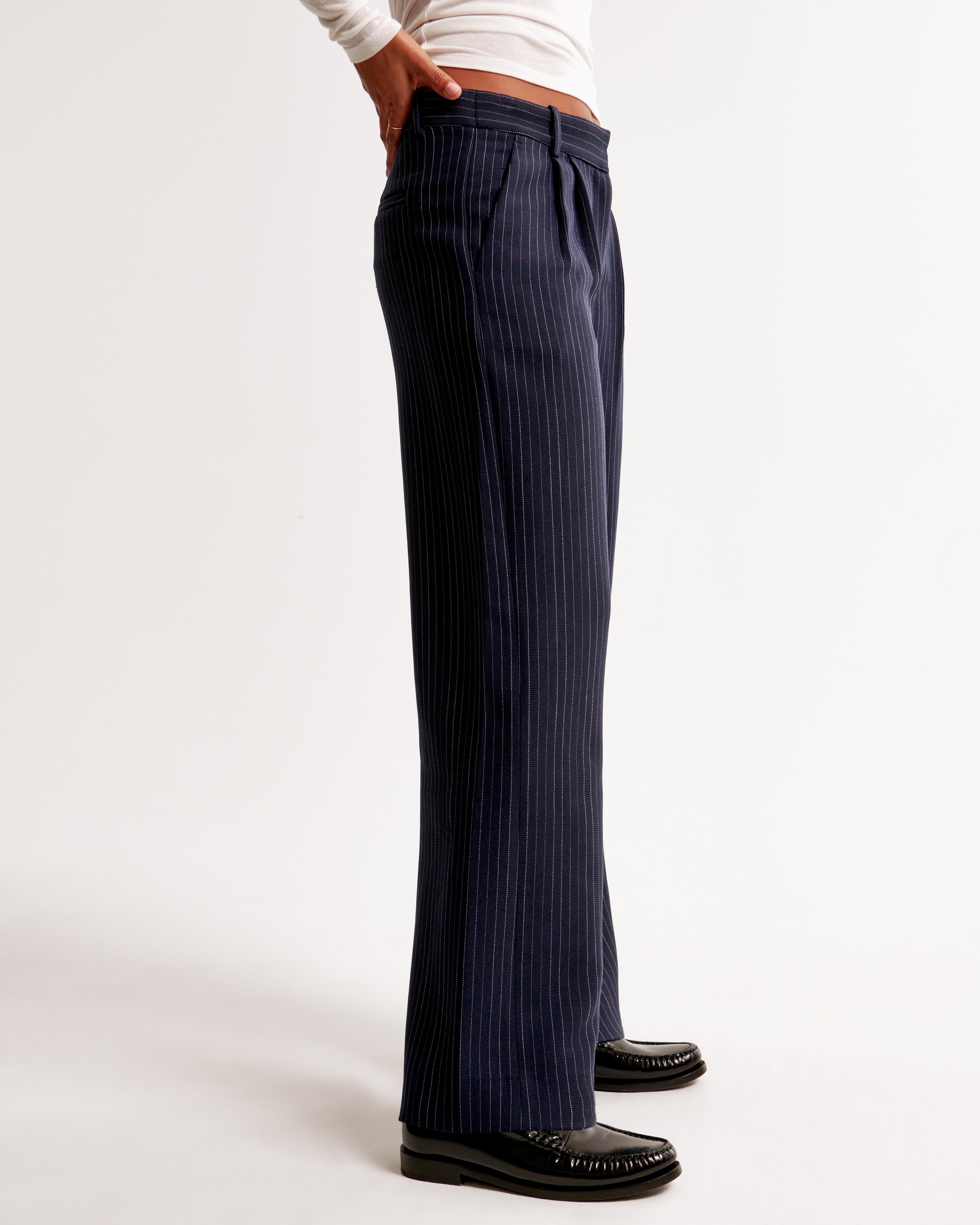 A&F Sloane Low Rise Tailored Wide Leg Pant Product Image