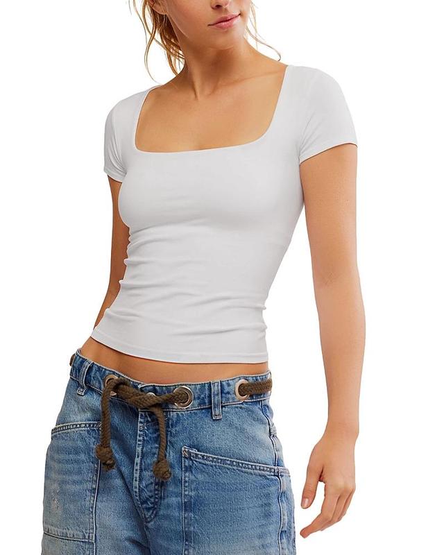 Womens Clean Lines Baby Tee Product Image