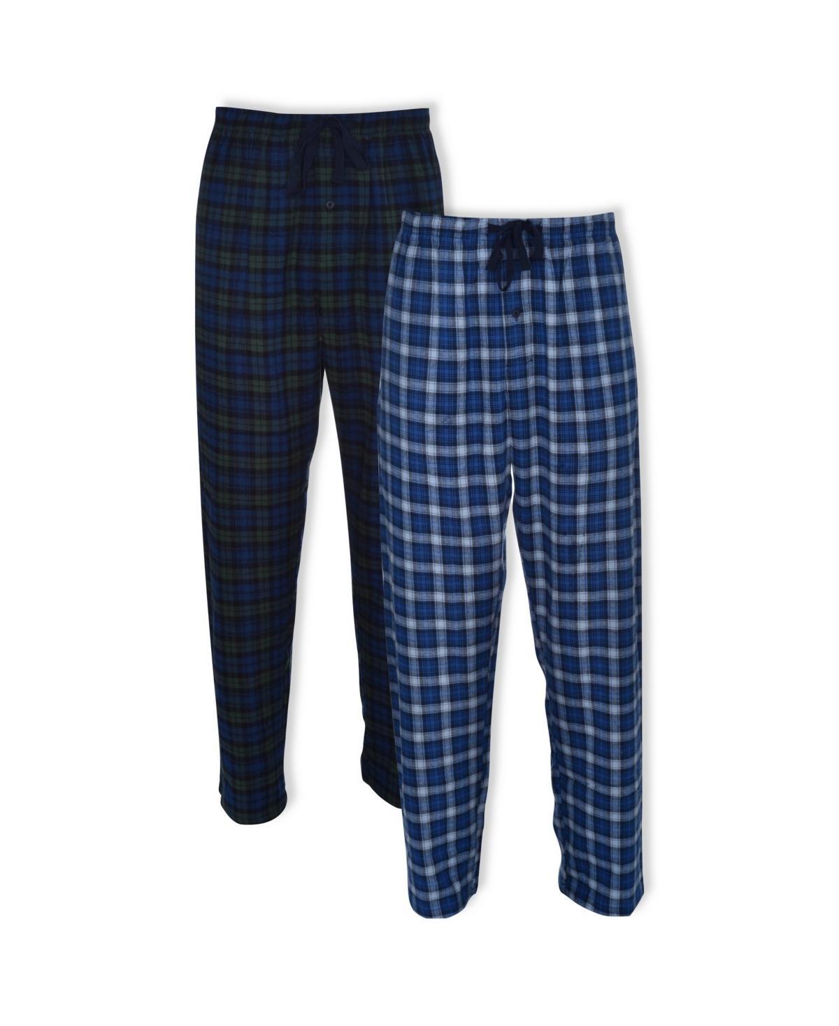 Hanes Mens Big and Tall Flannel Sleep Pant, 2 Pack Product Image