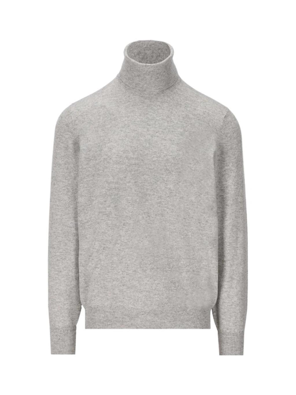 BRUNELLO CUCINELLI Turtleneck Jumper In Ciottolo Product Image