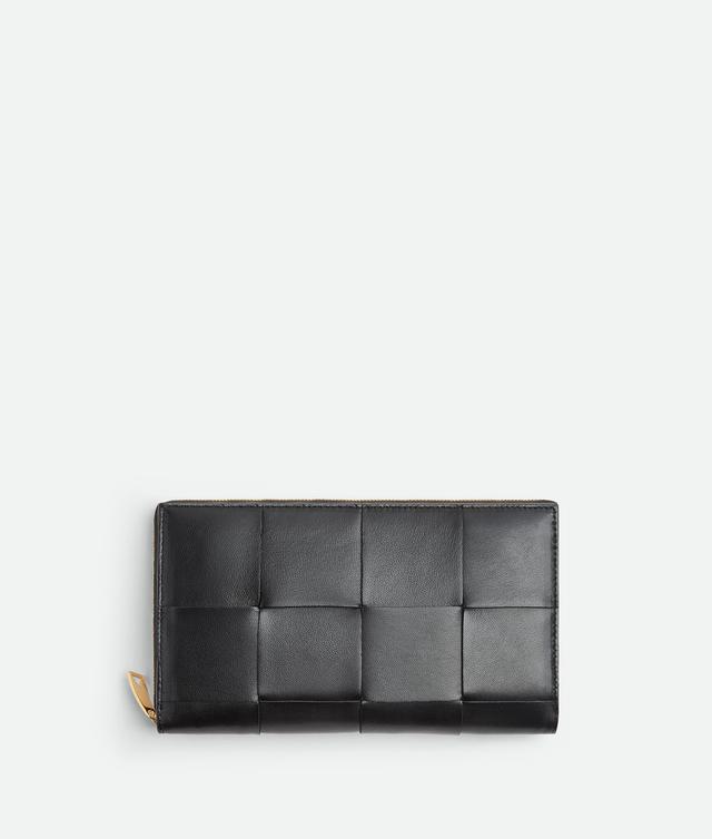 Women's Zip-Around Wallet in Black Product Image