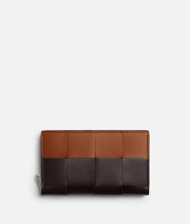 Men's Cassette Zip Around Wallet in Fondant/wood Product Image