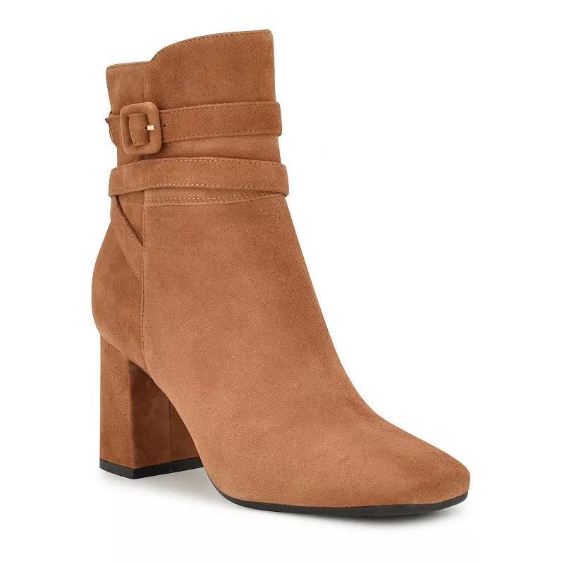 Nine West Quena 9X9 (Medium Natural Suede) Women's Boots Product Image