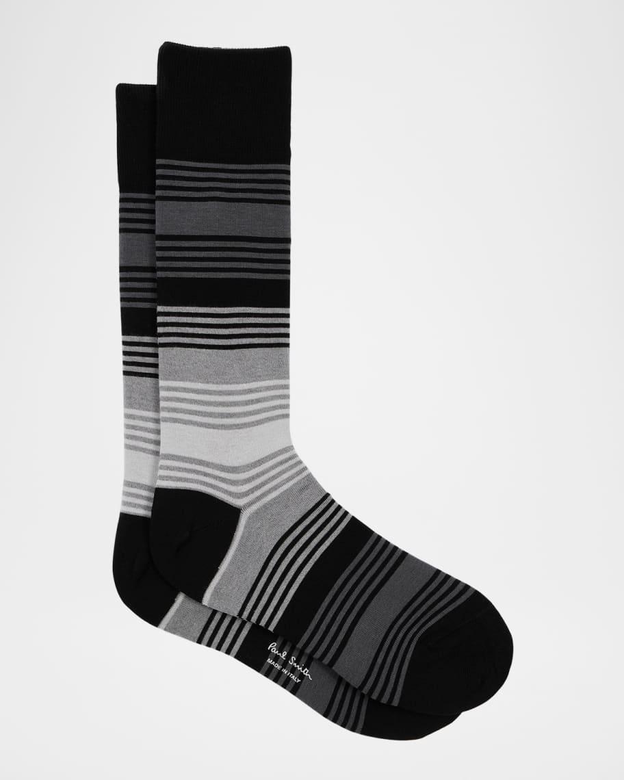 Men's Isodore Cotton Stretch Stripe Crew Socks Product Image