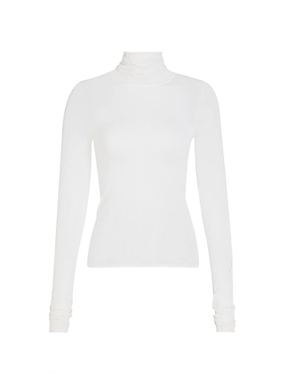 Womens Jo Cotton-Blend Turtleneck Top product image