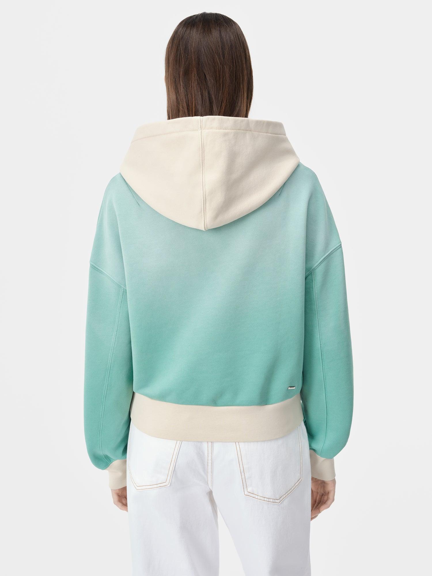 WOMEN - WOMEN'S AMIRI VINTAGE HOODIE - Sea Blue Female Product Image