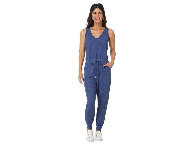 Lilly Pulitzer Maisie Upf 50+ Jumpsuit (Heathered Med X Noir) Women's Jumpsuit & Rompers One Piece Product Image