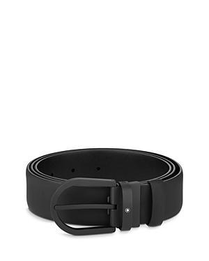 Montblanc Horseshoe Buckle Calfskin Leather Belt Product Image