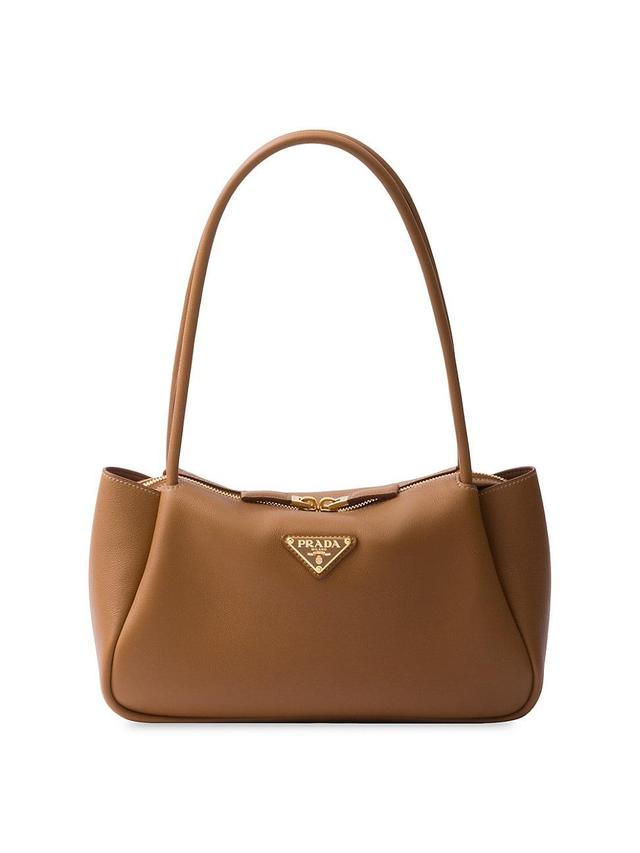 Womens Medium Leather Handbag Product Image