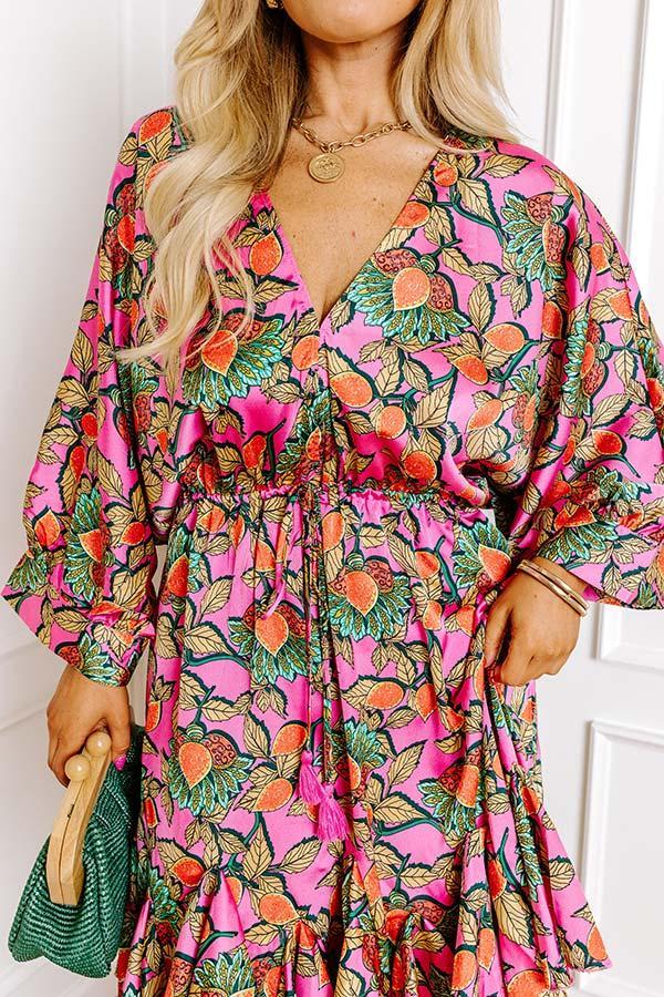 Dapper Dreams Floral Mini Dress Curves Product Image