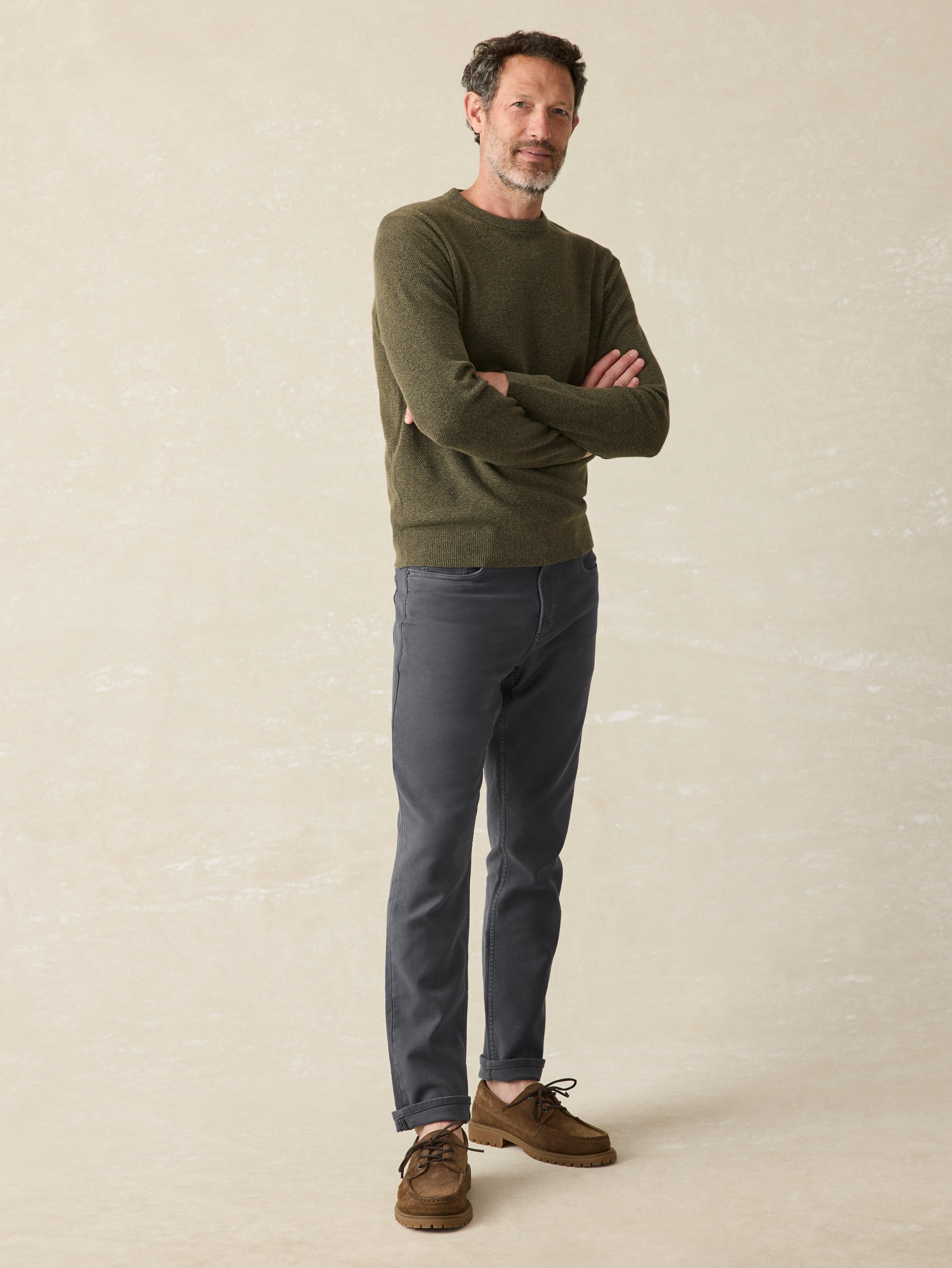 Stretch Terry 5-Pocket Pant - Deepest Navy Male Product Image