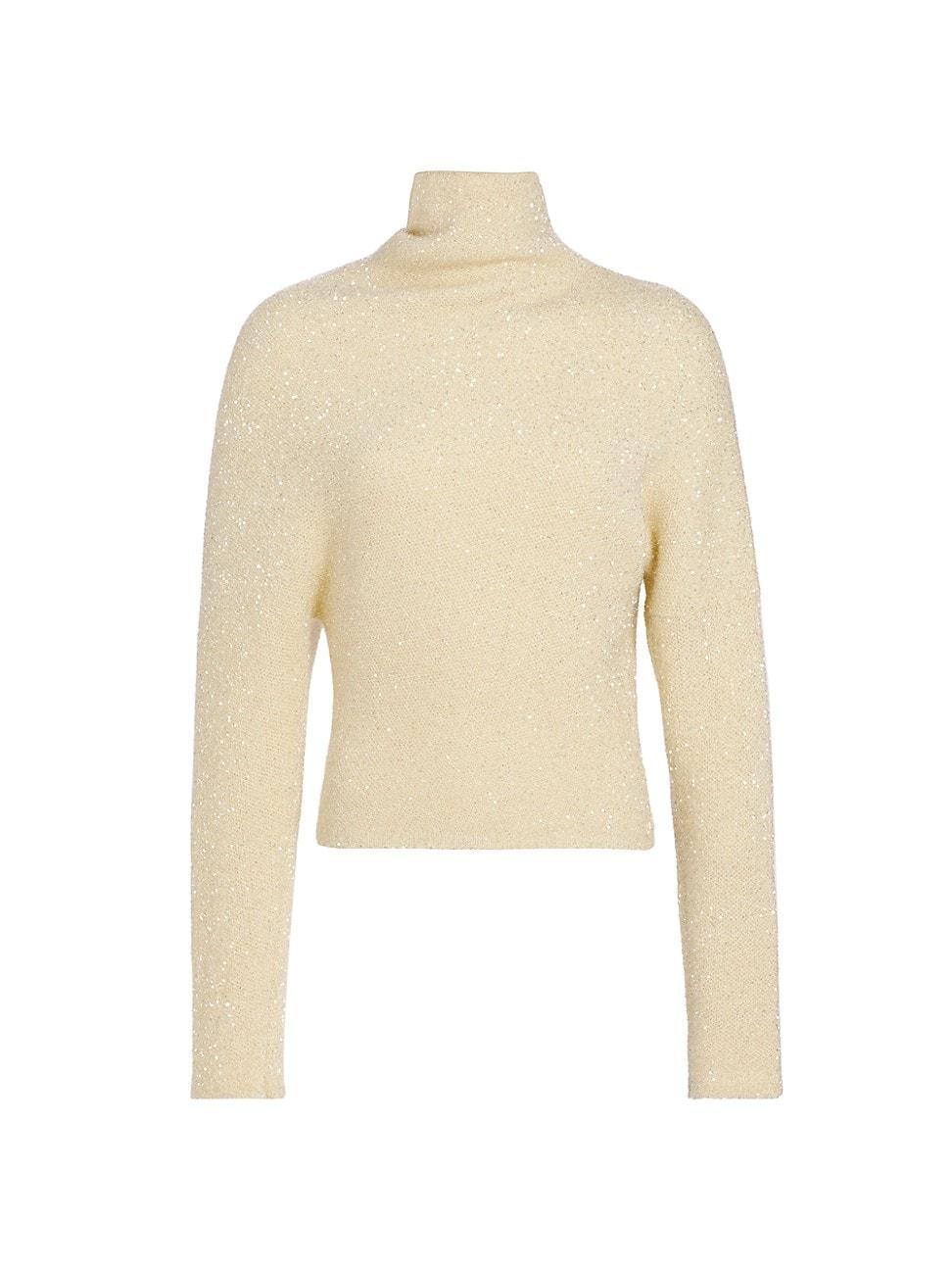 Womens Technical Sequin Sweater Product Image