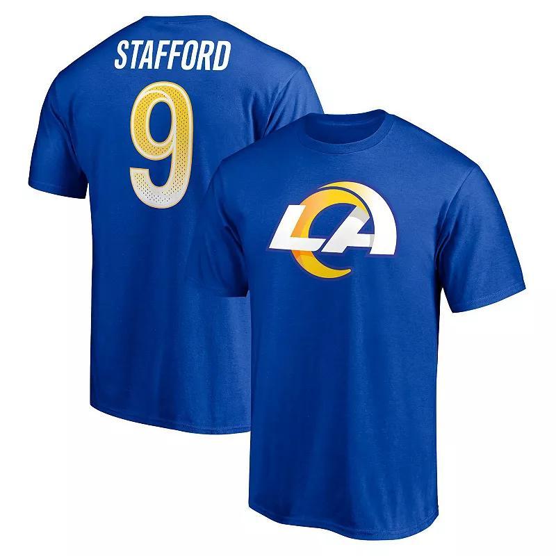 Mens Fanatics Matthew Stafford Royal Los Angeles Rams Player Icon T-shirt Product Image