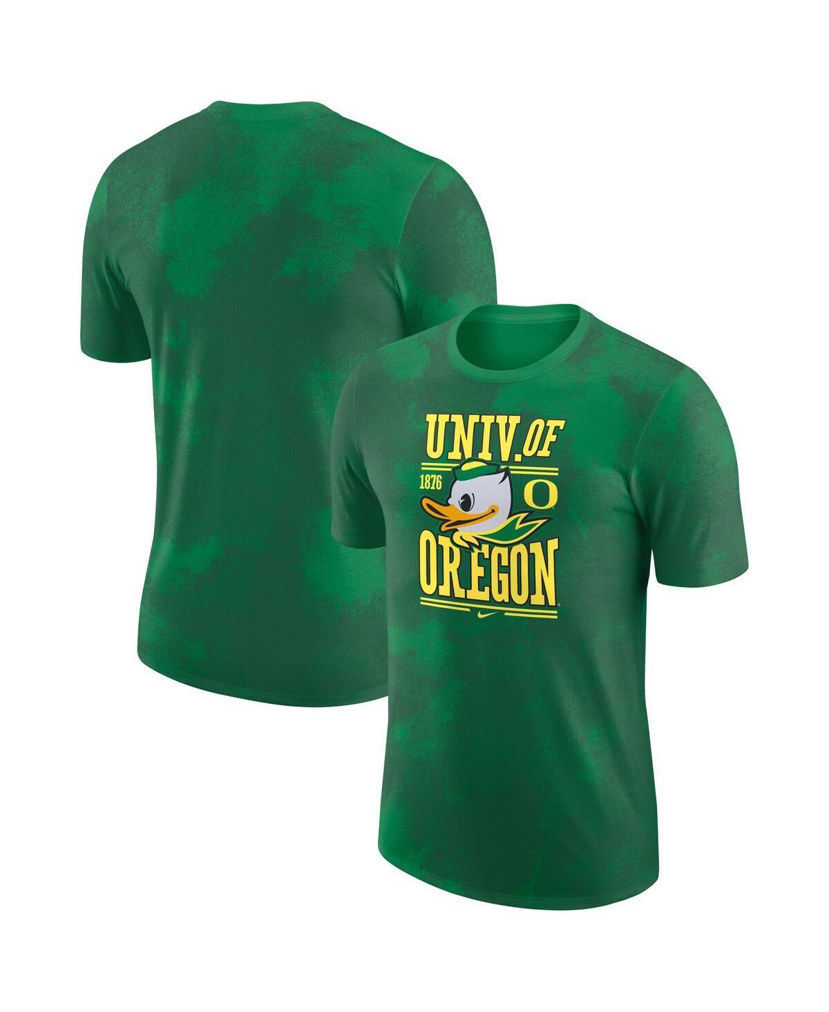 Mens Nike Green Oregon Ducks Team Stack T-shirt Product Image