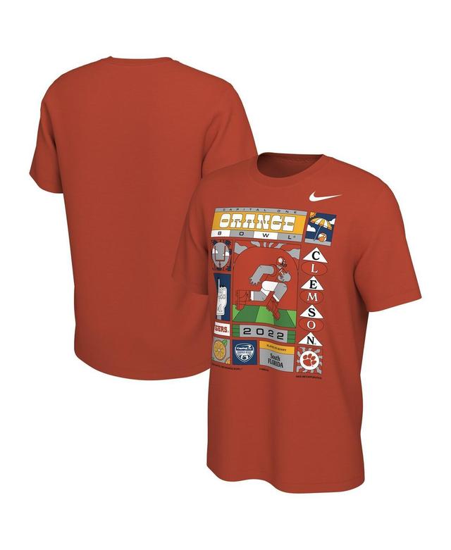 Mens Nike Orange Clemson Tigers 2022 Orange Bowl Illustrated T-shirt Product Image