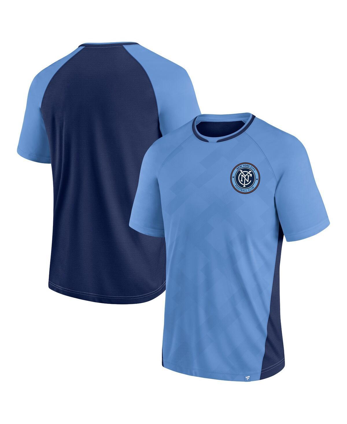 Mens Fanatics Branded Sky Blue New York City FC Attacker Raglan T-Shirt Product Image