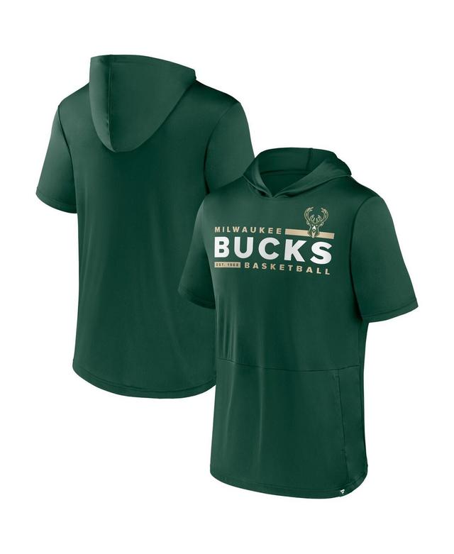 Mens Fanatics Hunter Green Milwaukee Bucks Possession Hoodie T-shirt Product Image