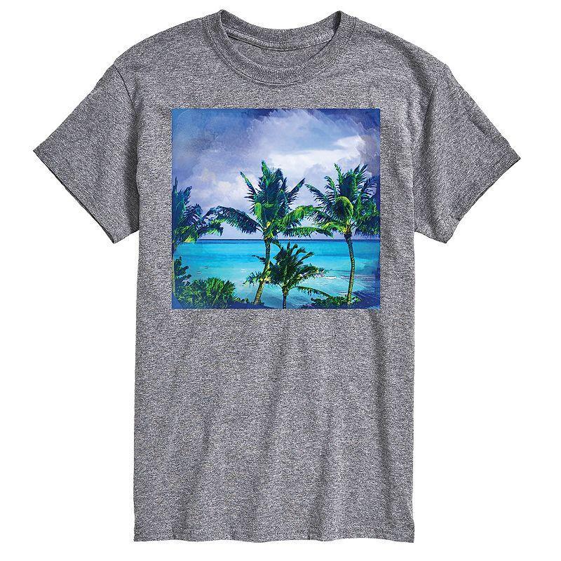 Big & Tall Empyre Beach Tee, Mens Blue Product Image