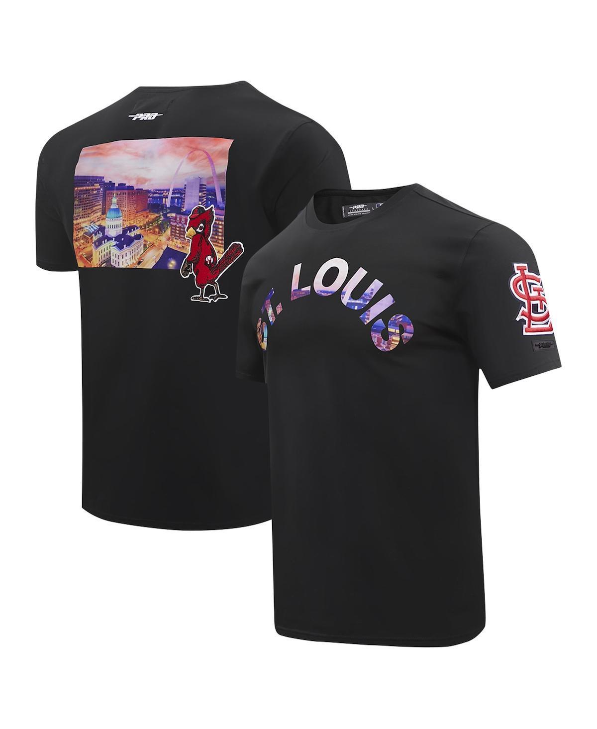 Pro Standard Mens Black St. Louis Cardinals Cityscape T-Shirt Product Image