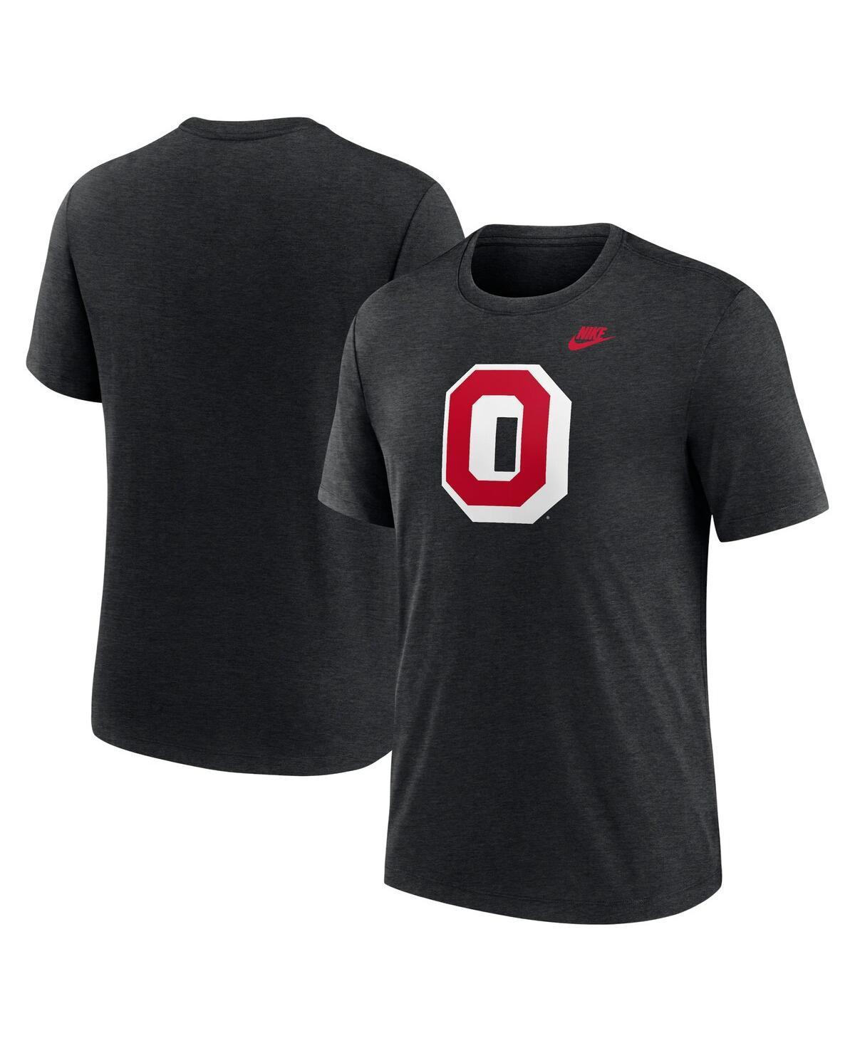 Nike Mens Ohio State Buckeyes Blitz Evergreen Legacy Primary Tri-Blend T-Shirt Product Image