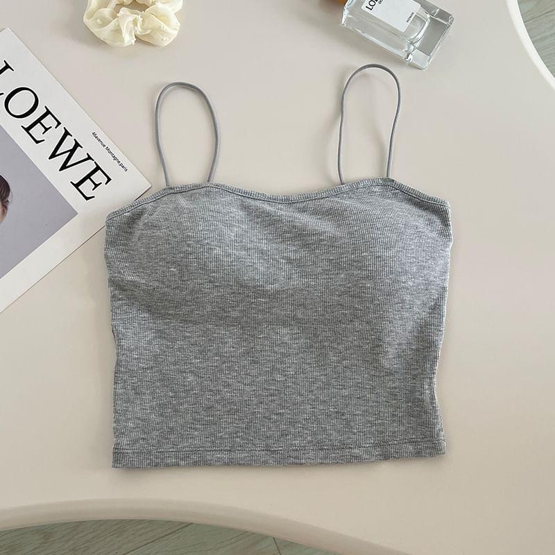 Plain Padded Cami Top Product Image