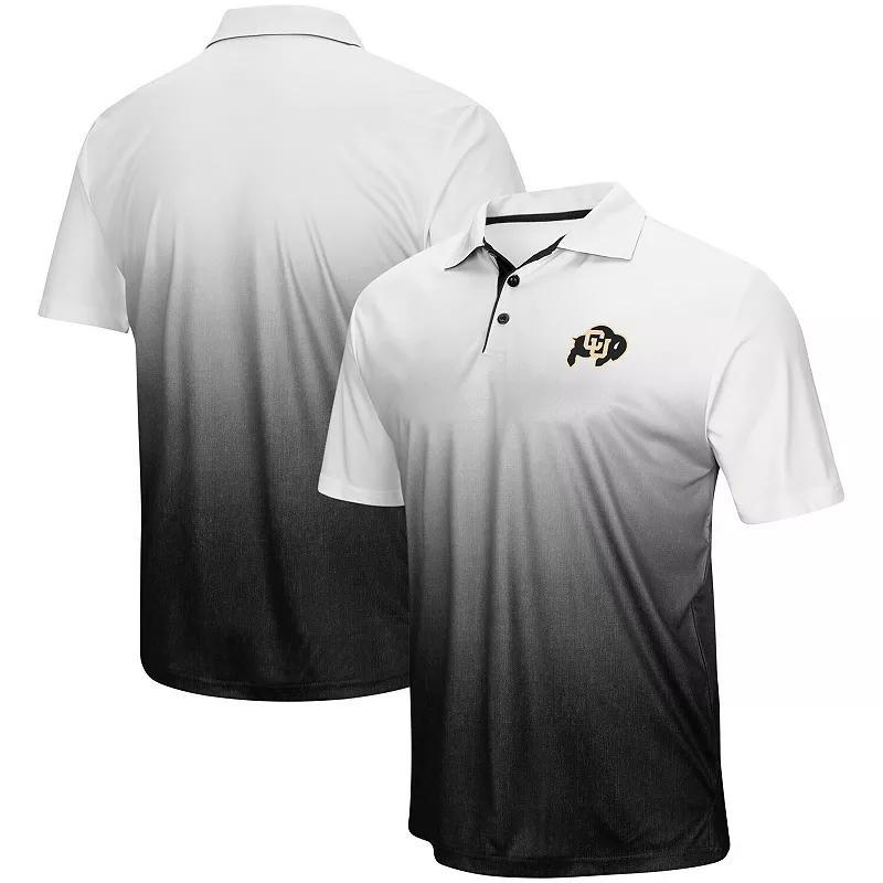 Mens Colosseum Gray Colorado Buffaloes Magic Team Logo Polo Product Image