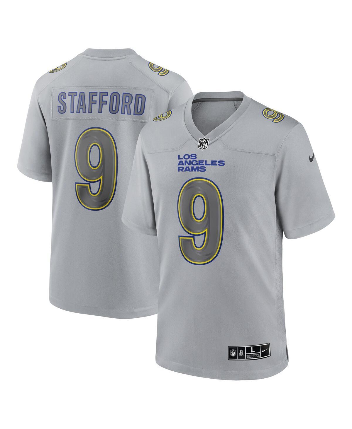 Mens Nike Matthew Stafford Gray Los Angeles Rams Atmosphere Fashion Game Jersey Product Image