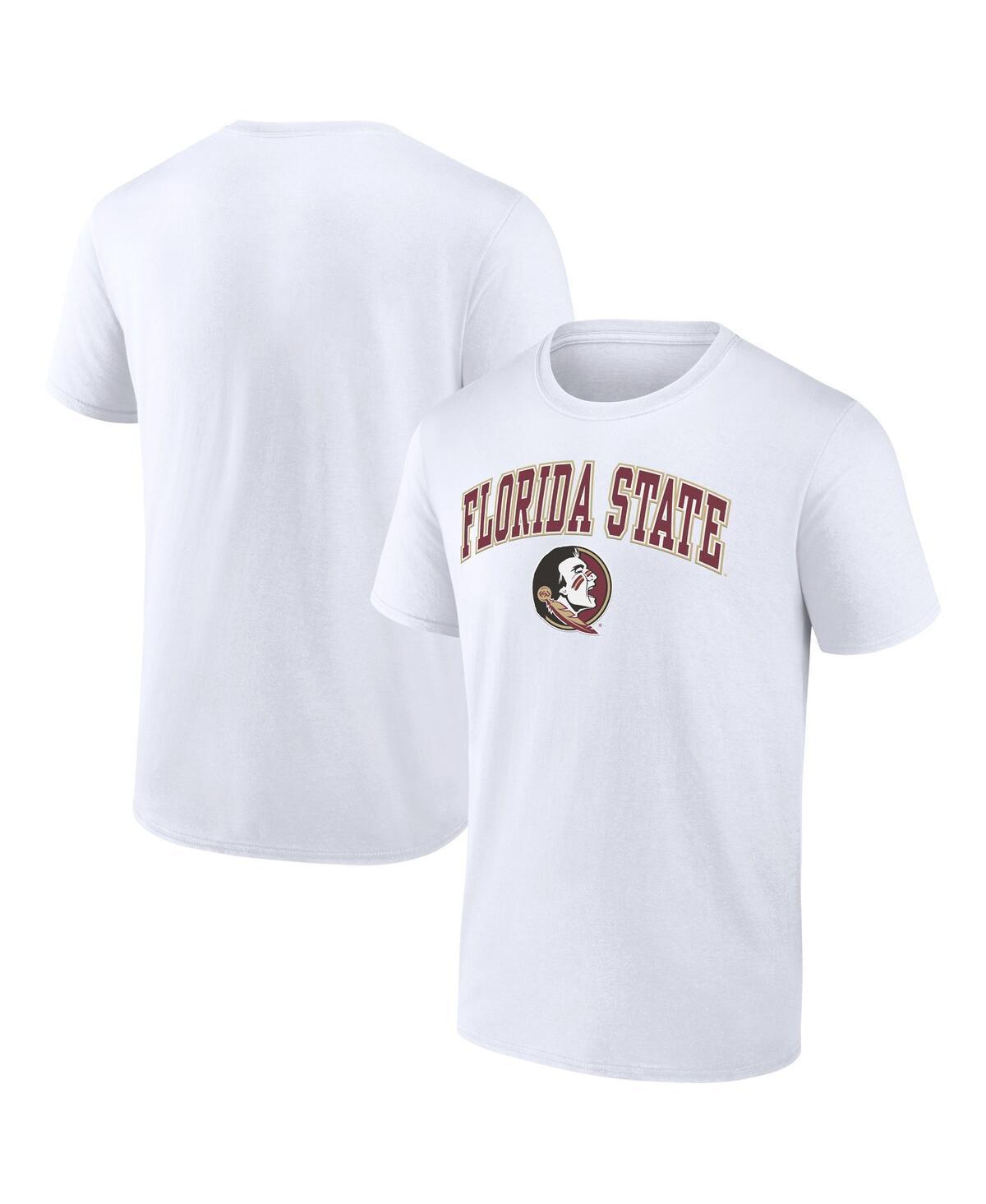 Mens Fanatics White Florida State Seminoles Campus T-shirt Product Image