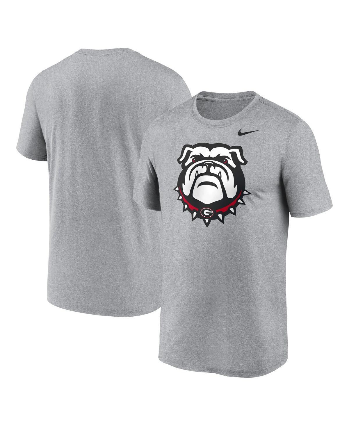 Nike Mens Heather Gray Georgia Bulldogs Primetime Legend Alternate Logo T-Shirt Product Image