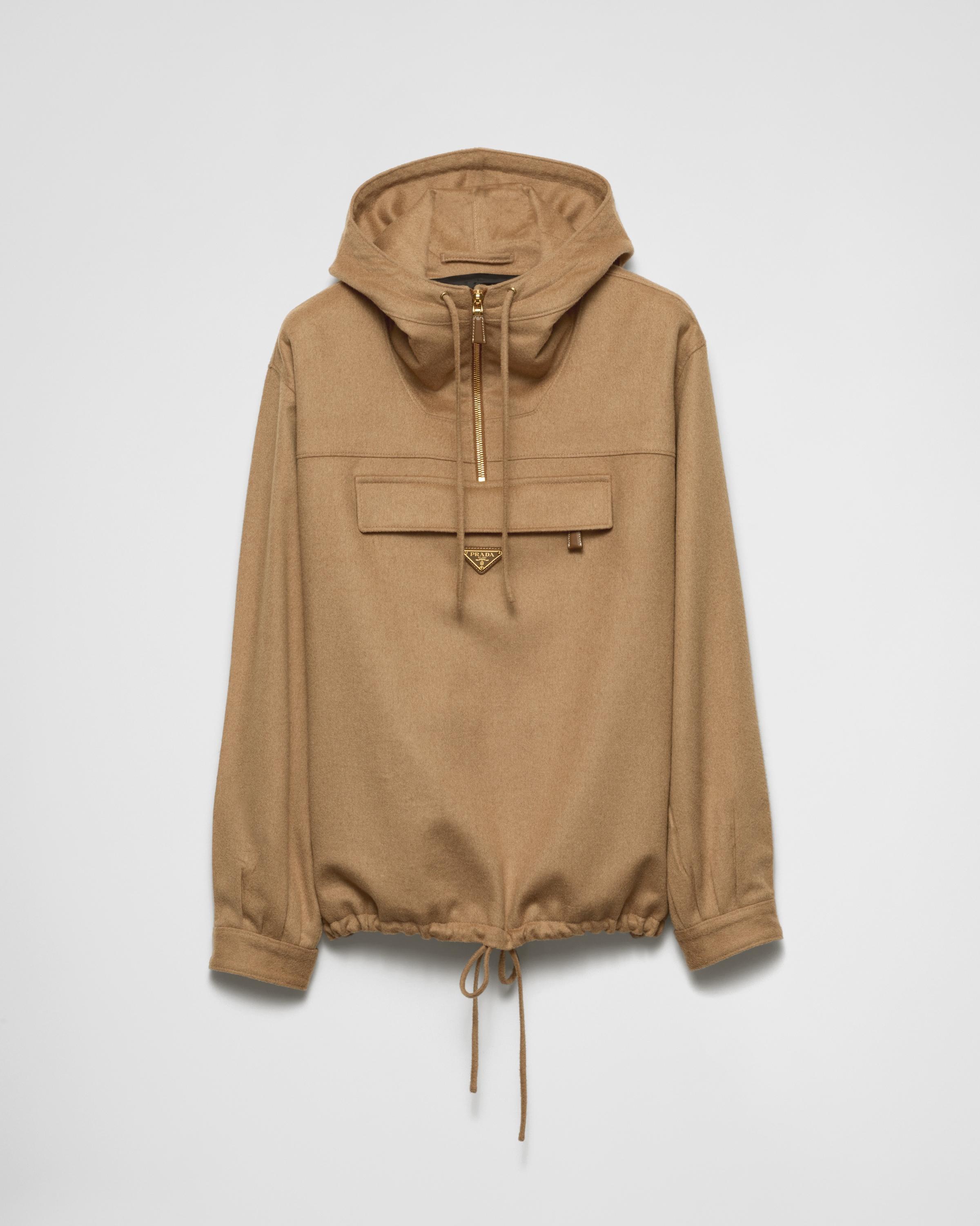 Camel-hair anorak Product Image