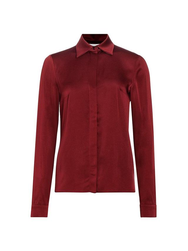 Womens Hansen Charmeuse Shirt Product Image