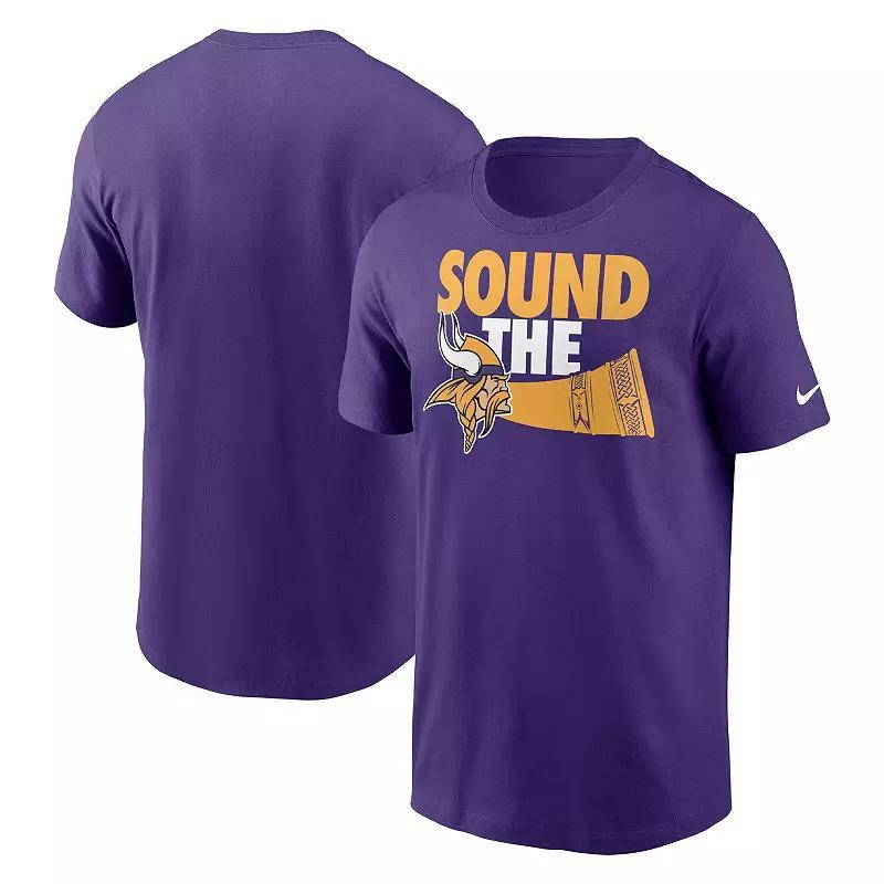 Mens Nike Purple Minnesota Vikings Local Essential T-shirt Product Image