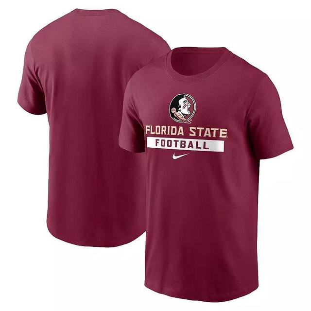 Mens Nike Garnet Florida State Seminoles Football T-Shirt Product Image