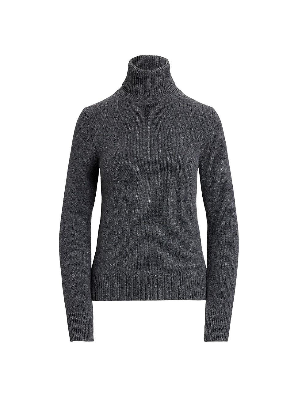 Womens Lofty Cashmere Turtleneck Top Product Image