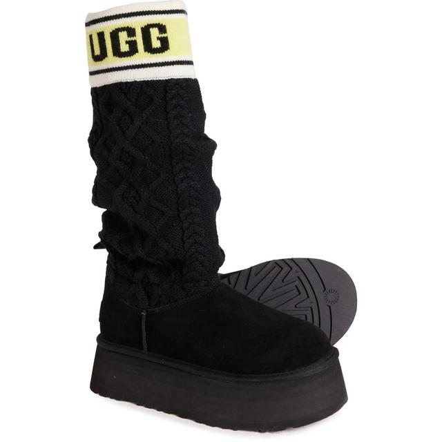 UGG® Australia Classic Sweater Letter Tall Boots - Leather (For Women) Product Image