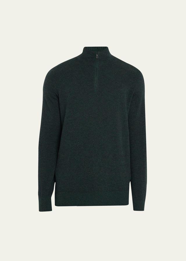 Mens Roadster 1/4-Zip Cashmere Sweater Product Image