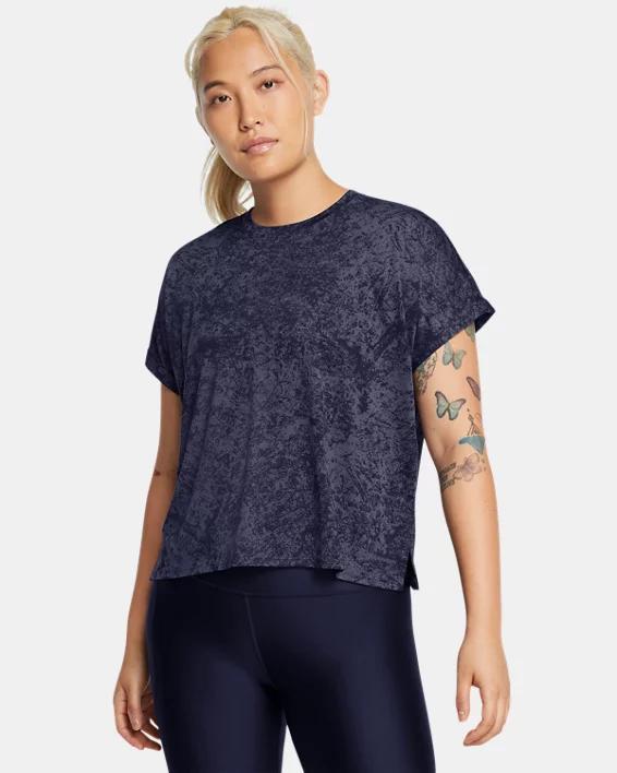 Womens UA Vanish Energy Crop Print Short Sleeve Product Image