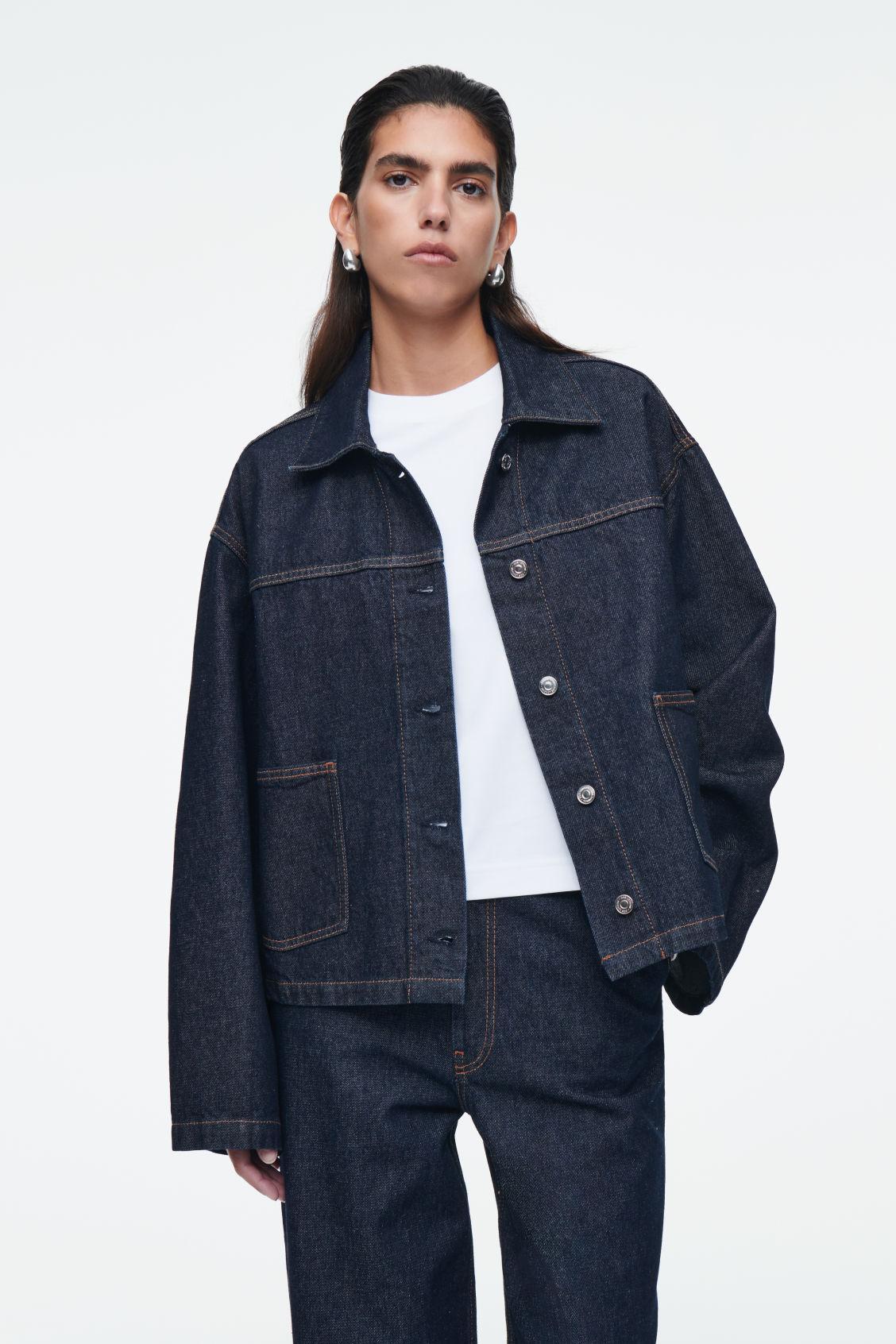 RAW DENIM JACKET Product Image