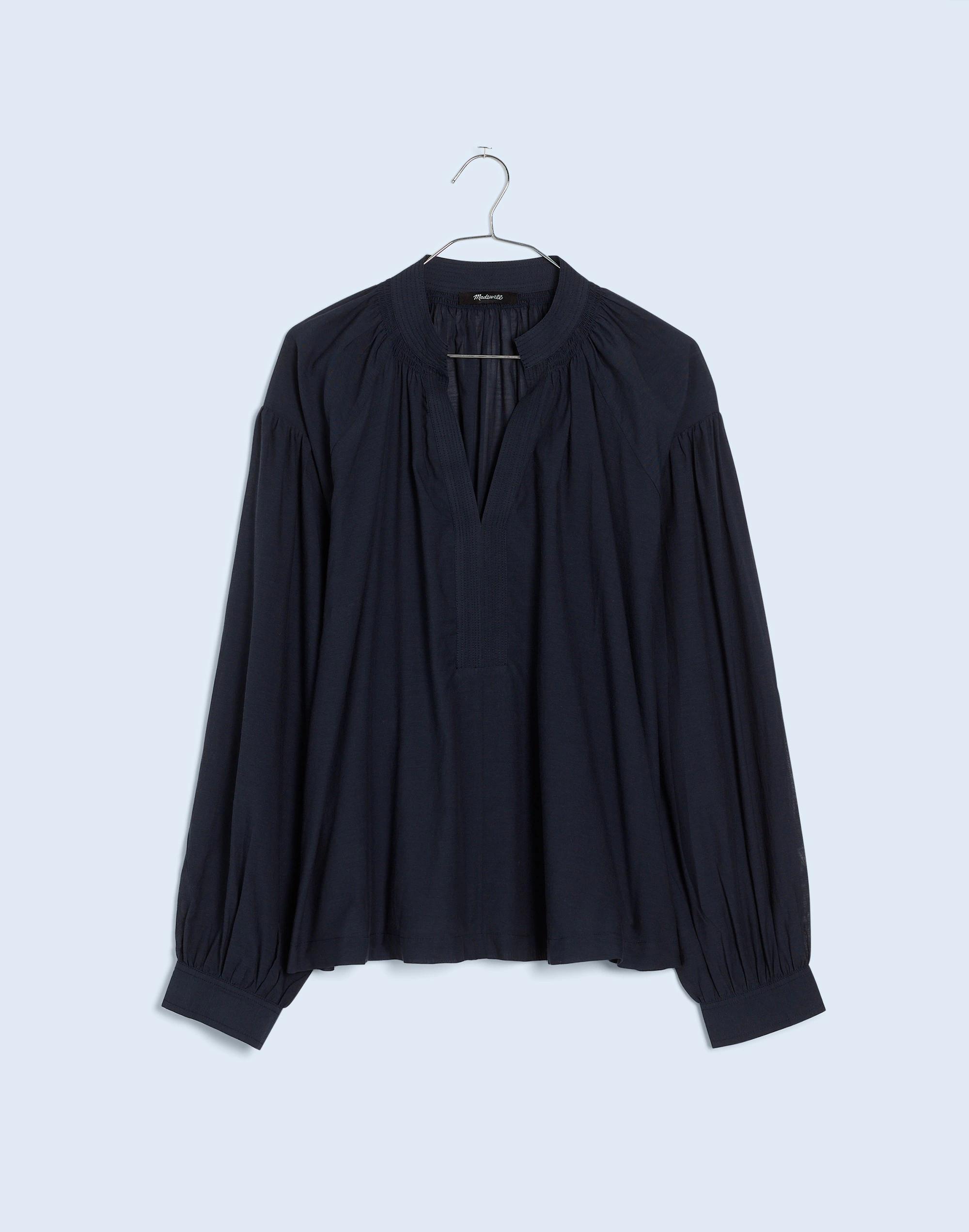 Shirred Long-Sleeve Top product image