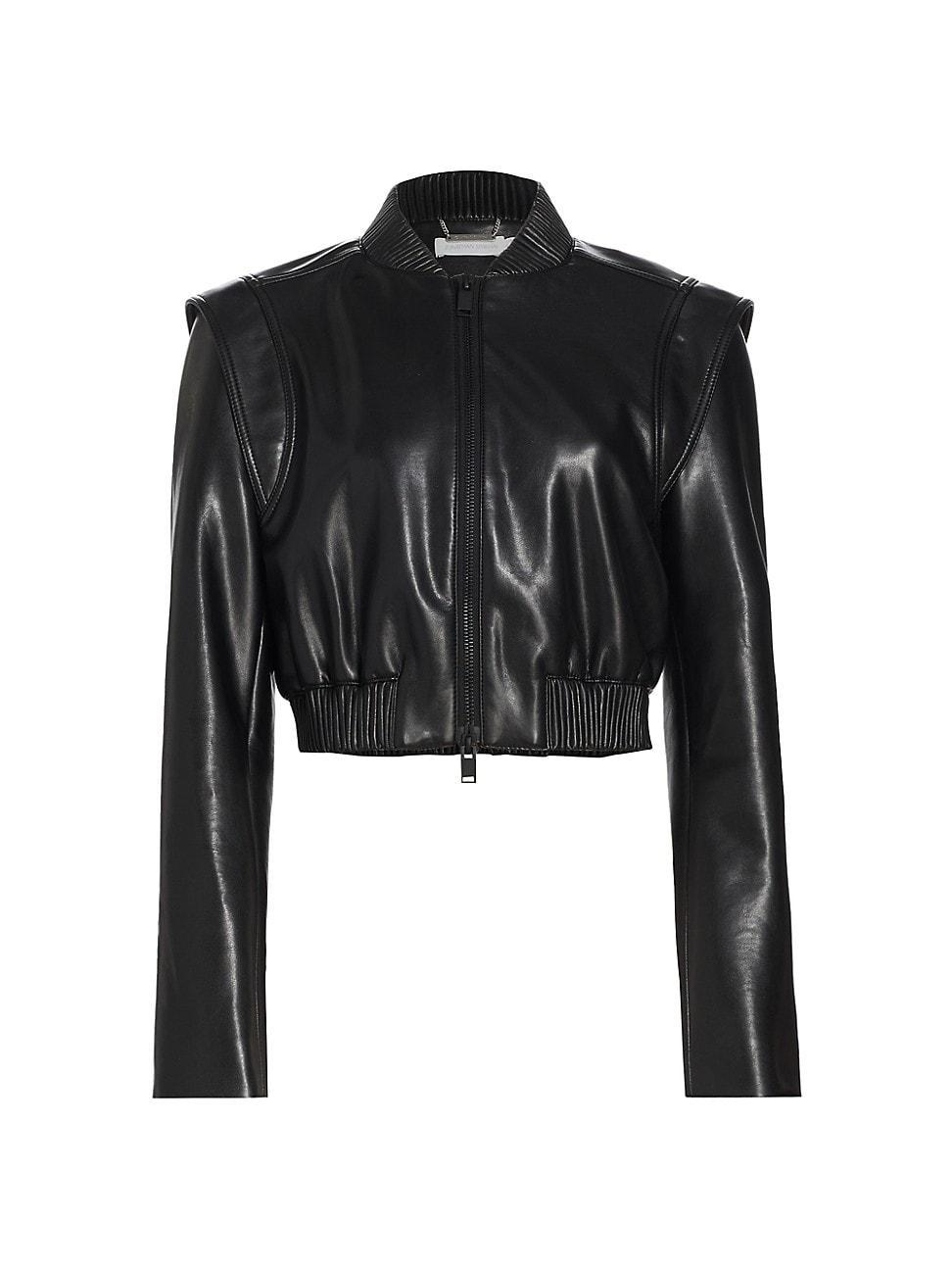 Simkhai Doreen Luxe Faux Leather Jacket Product Image