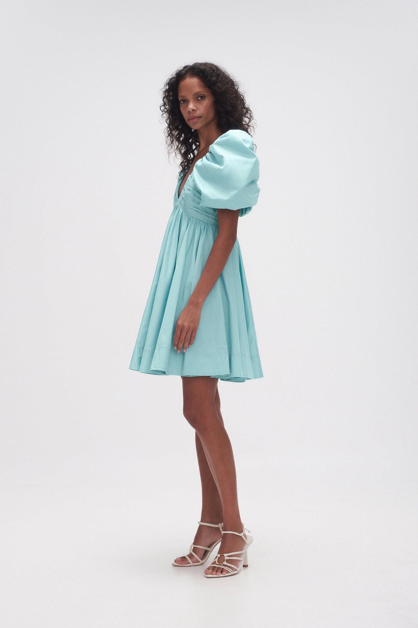 Gabrielle Plunge Mini Dress Product Image