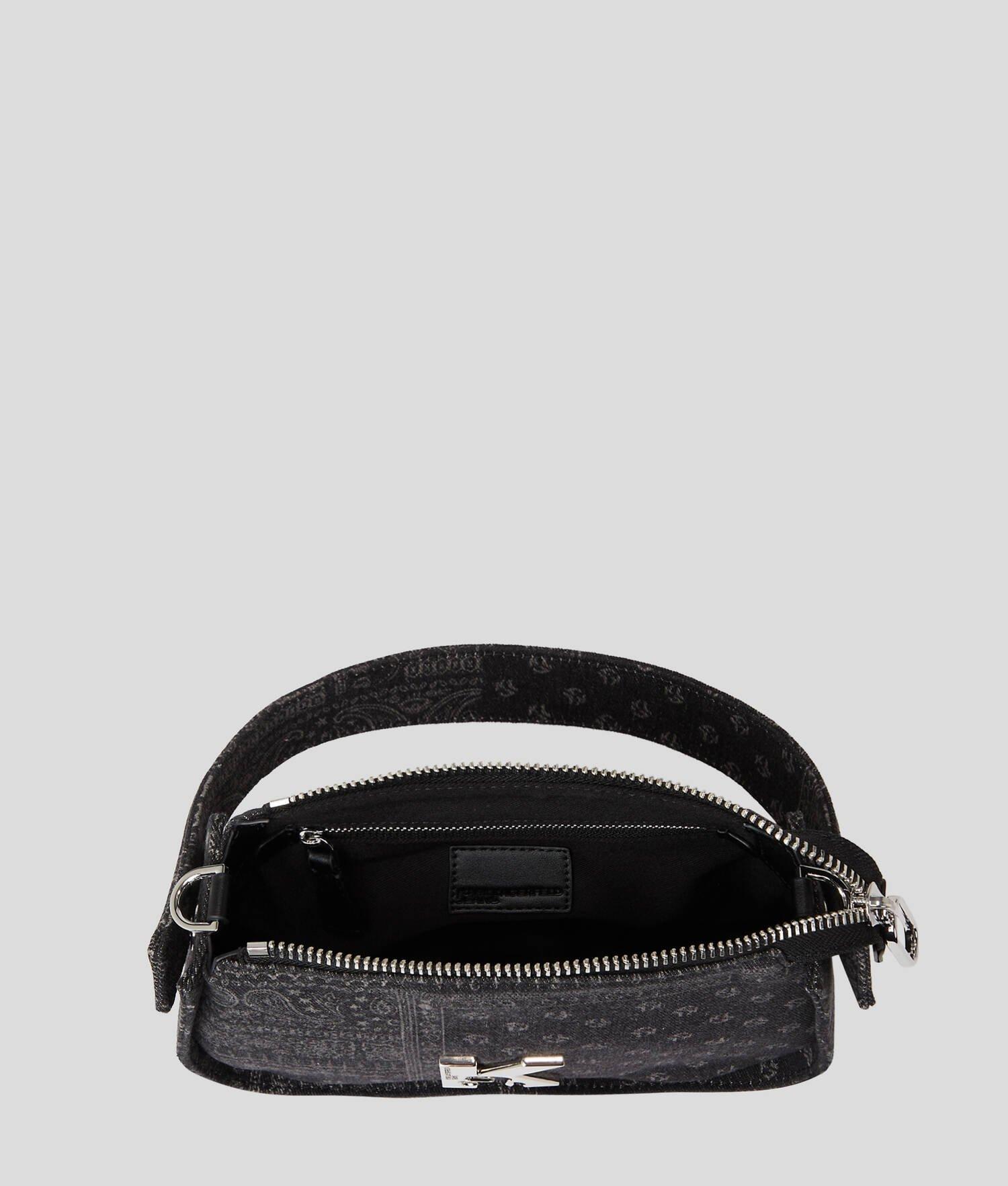 KLJ SUNGLASSES DENIM TOP-HANDLE CROSSBODY BAG Product Image